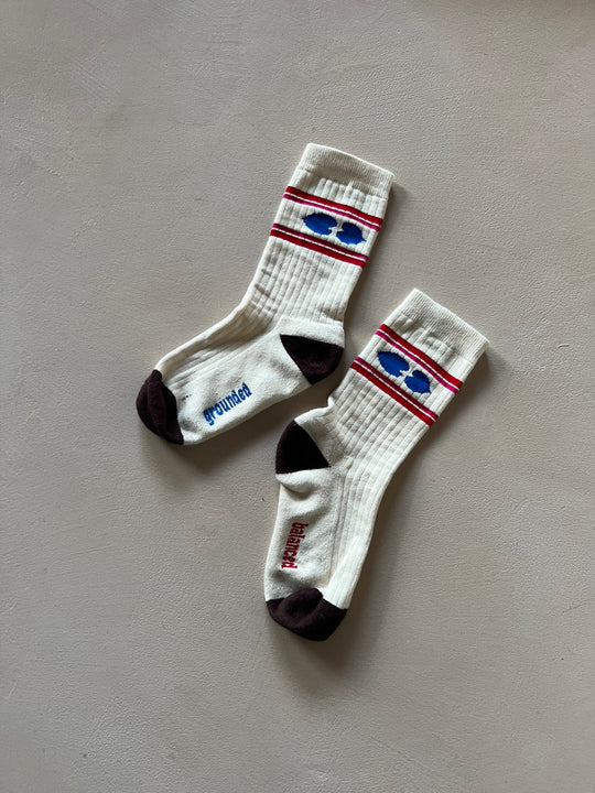 Earth Embrace Sock – Off white