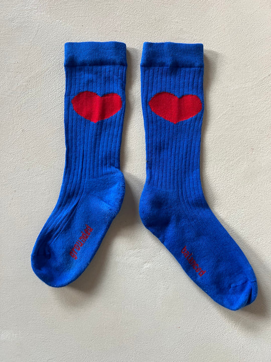 Heartsteps  socks - Cobalt Blue