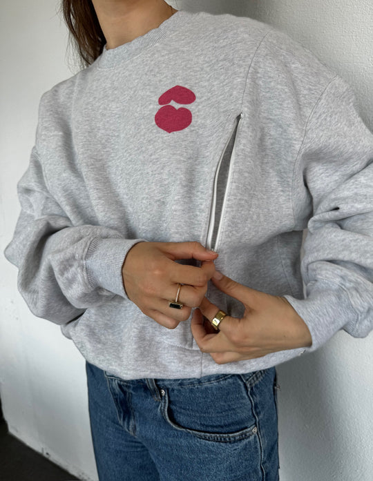 Zip and Open your Heart Sweatshirt