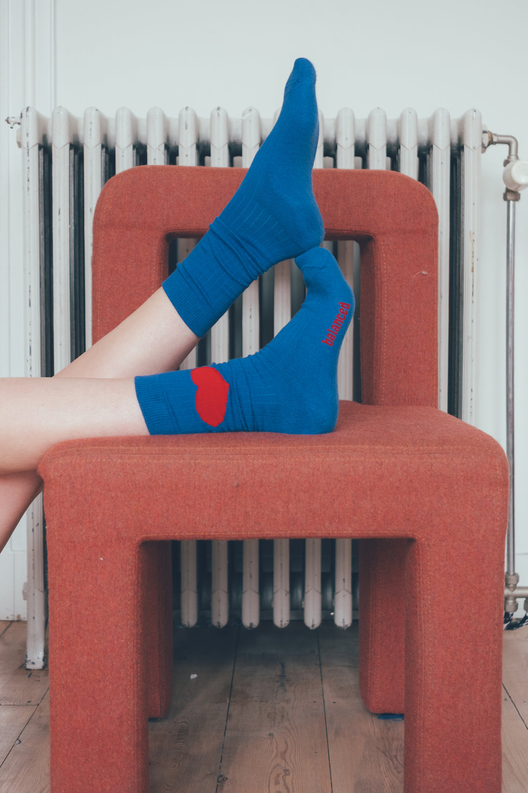 Heartsteps  socks - Cobalt Blue